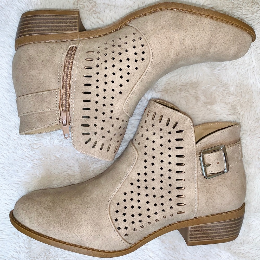 Brand New Suede Booties - Picture 3 of 3